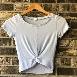 Super cute (XS) light blue crop top!